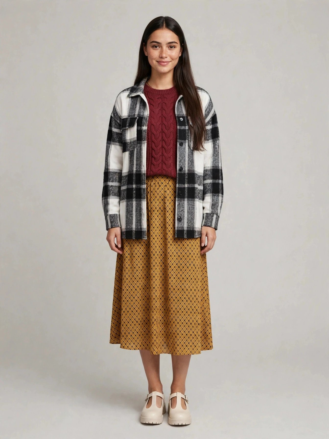 Cozy Weekend — model wearing the complete look